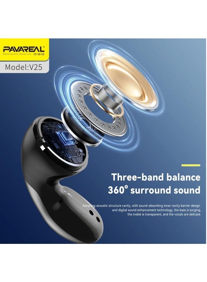 PAVAREAL Wireless Earbuds Bluetooth 5.3 Headphones Deep Bass Hi-Fi Ear Buds with IP5 Dual Mode Earphone for Gaming Sport Workout - Image 3